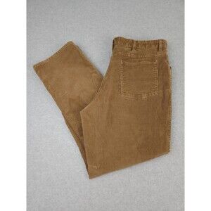 LL Bean Corduroy Pants Mens Size 38x32 31 Natural Fit Brown Outdoor Cotton Cords